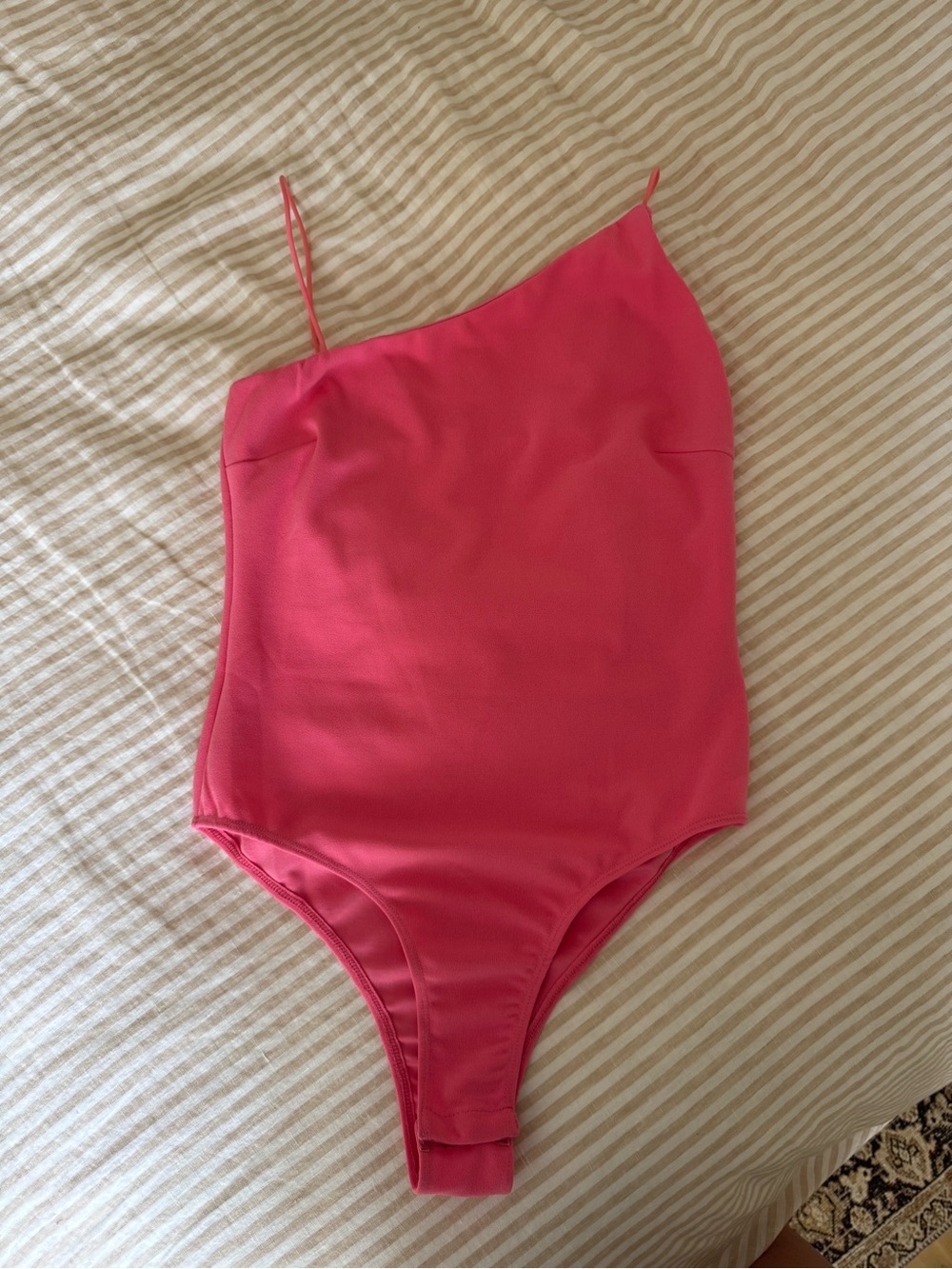 Princess Polly' One-Shoulder Pink Bodysuit